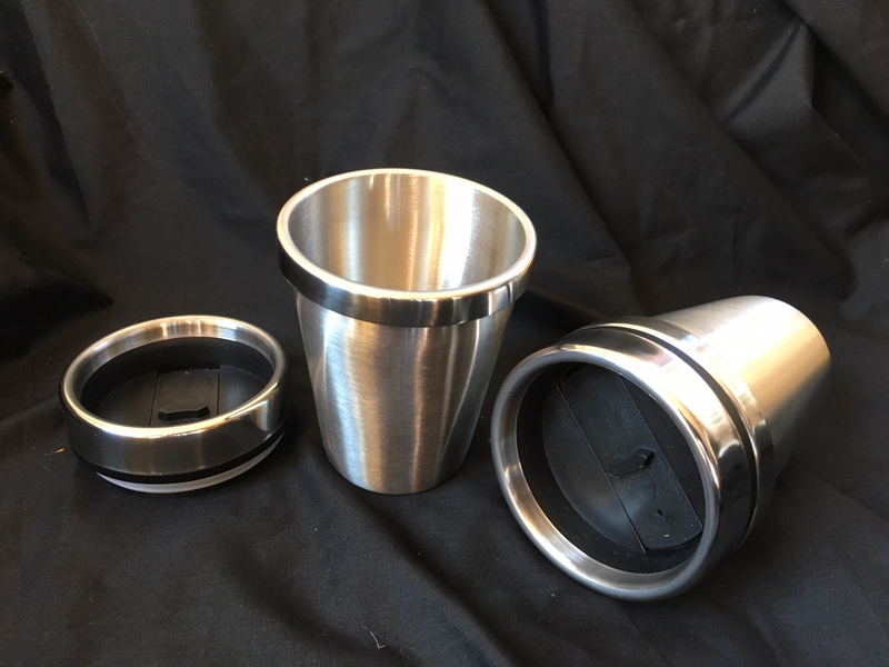 (2) 304 stainless inner cup and cap